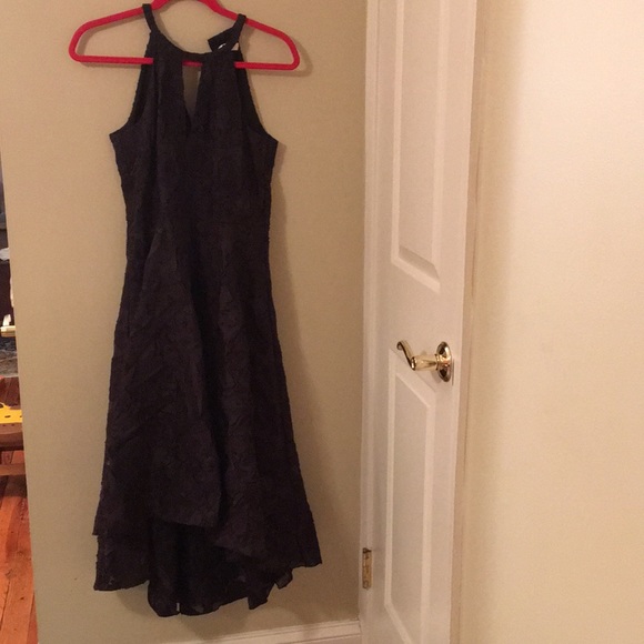 Ann Taylor Floral Jacquard Halter Dress - Picture 2 of 6